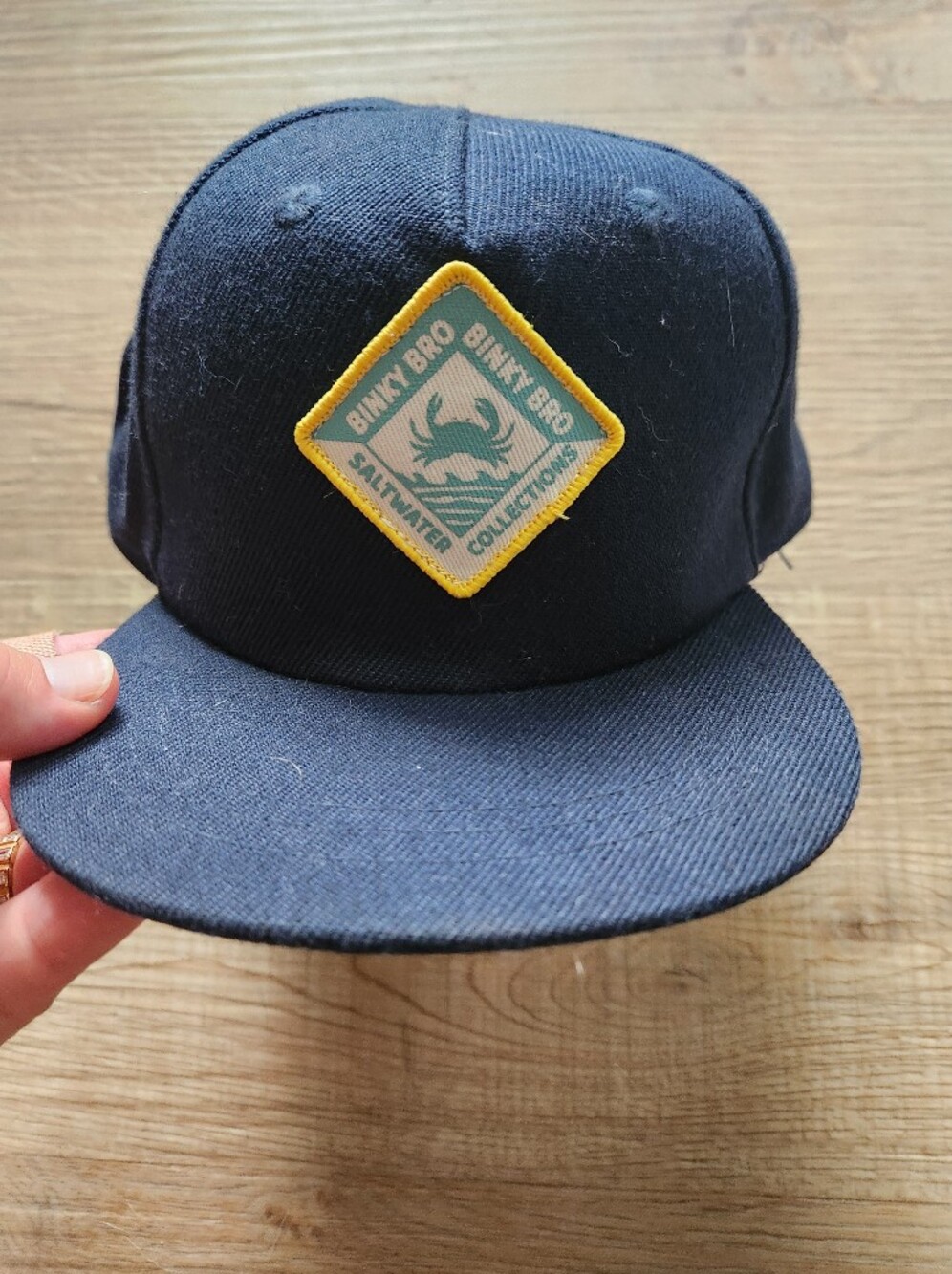 Navy Patch Baseball Cap -